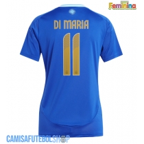Camisa de time de futebol Argentina Angel Di Maria #11 Replicas 2º Equipamento Feminina Copa America 2024 Manga Curta